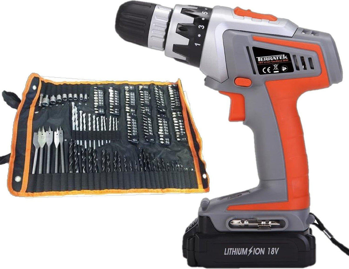 Terratek 18v cordless discount drill replacement battery