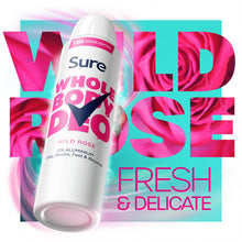 Load image into Gallery viewer, Sure Women Wild Rose Whole Body Deodorant Spray Aluminium Free 150ml, 3 Pack