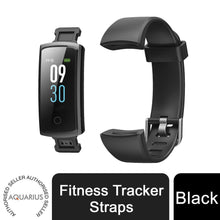 Load image into Gallery viewer, Aquarius Fitness Tracker Replacement Strap, Black