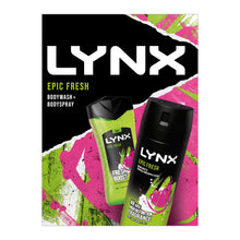 Load image into Gallery viewer, Lynx Epic Fresh Fresh Boost Body Wash and Body Spray 2pcs Gift Set for Him