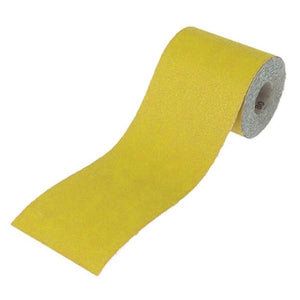 Aluminium Oxide Sanding Paper Roll Yellow 115mm x 50m 120G