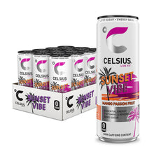 Load image into Gallery viewer, Celsius Sparkling Energy Drink Mango Passionfruit with Zero Sugar 355ml, 12 Pack