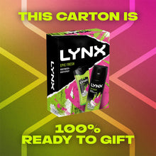 Load image into Gallery viewer, Lynx Epic Fresh Fresh Boost Body Wash and Body Spray 2pcs Gift Set for Him