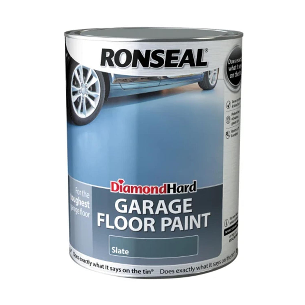 Diamond Hard Garage Floor Paint Slate 5 litre