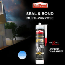 Load image into Gallery viewer, Unibond Seal &amp; Bond Sealant Cartridge Translucent Multi-Purpose Adhesive, 291g