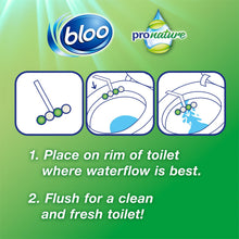 Load image into Gallery viewer, Bloo Toilet Rim Blocks Power Active Pro Nature Mint Eucalyptus, 50g