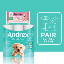 Load image into Gallery viewer, Andrex Toilet Rolls Coconut Fresh x45 2 Ply Toilet Tissue Paper