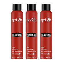 Load image into Gallery viewer, Schwarzkopf got2b Phenomenal Finishing Hairspray, 200ml Select from Dropdown