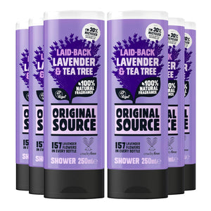 Original Source Vegan Shower Gel Lavender 250ml, 6 Pack