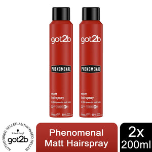 Schwarzkopf got2b Phenomenal Finishing Hairspray, 200ml Select from Dropdown