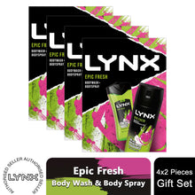 Load image into Gallery viewer, Lynx Epic Fresh Fresh Boost Body Wash and Body Spray 2pcs Gift Set for Him