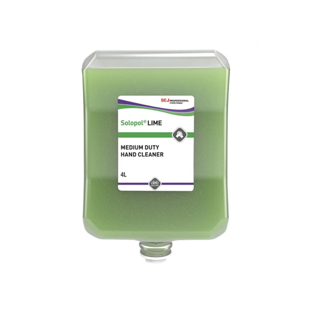 Solopol� Lime Medium/Heavy-Duty Hand Wash Cartridge 4 litre