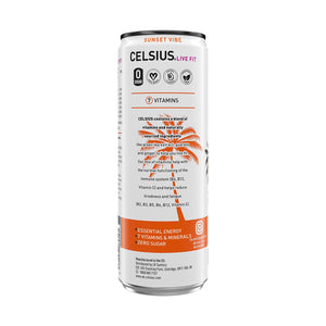 Celsius Sparkling Energy Drink Mango Passionfruit with Zero Sugar 355ml, 12 Pack