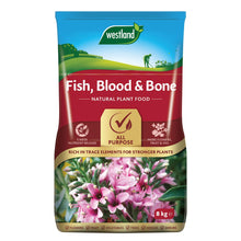 Load image into Gallery viewer, Westland Fish, Blood &amp; Bone Meal Helps Build Soil Fertility 8kg Bag