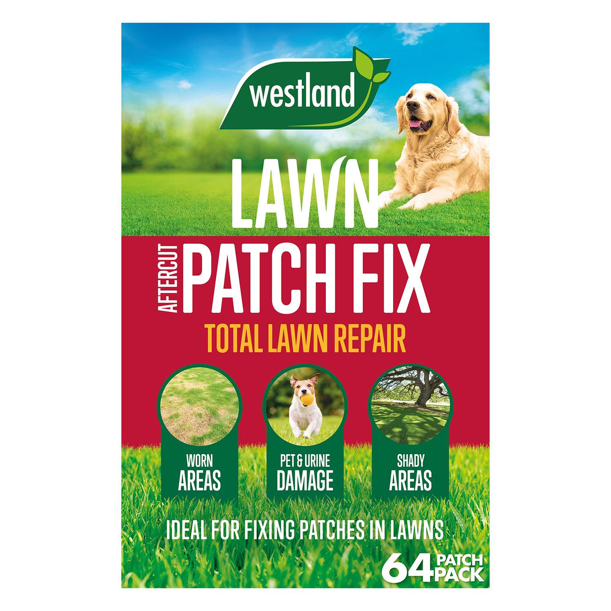 Westland Patch Fix 64 Patch Box for Fixing Worn Areas and Dog Spots ...