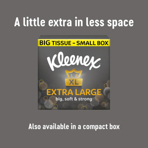 Kleenex Extra Large Man Size Compact Facial Tissues - 24 or 48 Box