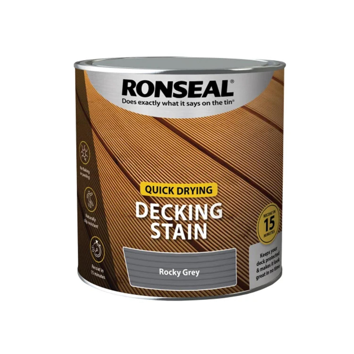 Quick Drying Decking Stain Rocky Grey 2.5 litre – Avant Garde Brands