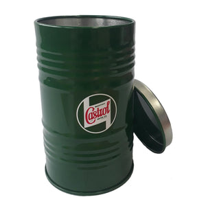 Castrol Classic Green Mini Oil Barrel with Removable Lid for Desk Tidy, 300ml