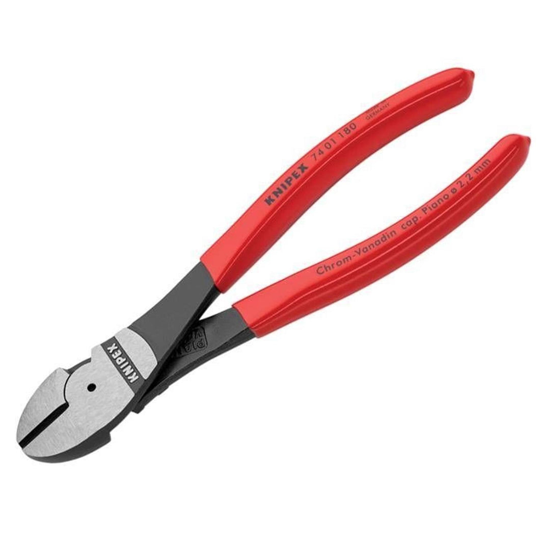 High Leverage Diagonal Cutters PVC Grip 180mm