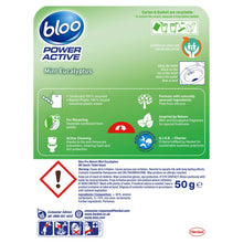 Load image into Gallery viewer, Bloo Toilet Rim Blocks Power Active Pro Nature Mint Eucalyptus, 50g