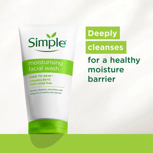 Simple Face Wash 150ml Moisturising