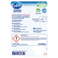 Load image into Gallery viewer, Bloo Toilet Rim Blocks Power Active Flower w/ 4 Function Cleaning Formula 6 Pack