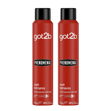 Load image into Gallery viewer, Schwarzkopf got2b Phenomenal Finishing Hairspray, 200ml Select from Dropdown