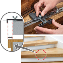 Load image into Gallery viewer, wolfcraft Stair Gauge for Measuring Steps &amp; Precise Gauging Set of 39 Pcs