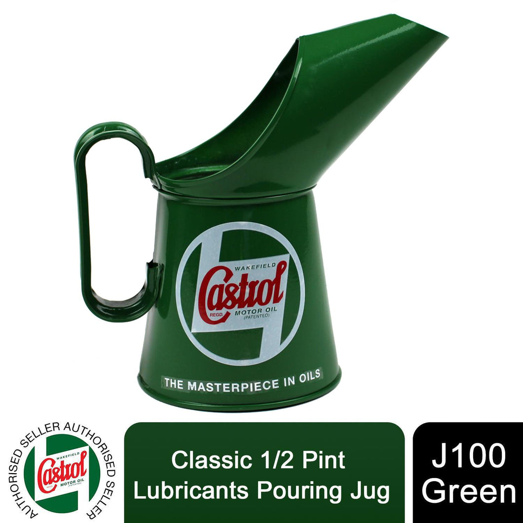 Castrol Classic 1/2 Pint Pouring Jug for Accurate Measurement of Imperial Volume