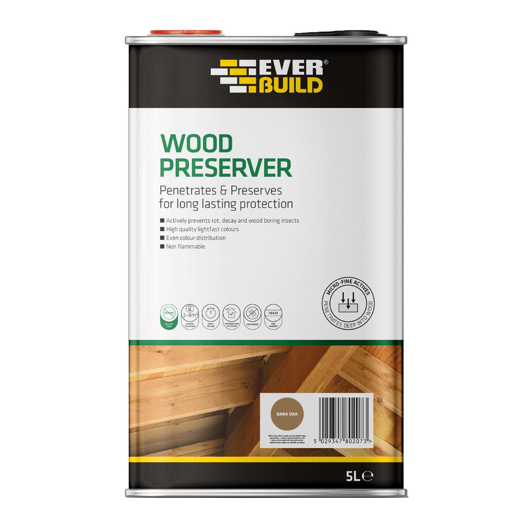 Wood Preserver Dark Oak 5 litre