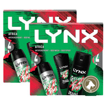 Load image into Gallery viewer, Lynx Africa Body Wash, Body Spray &amp; Anti-Perspirant 3pcs Gift Set for Him