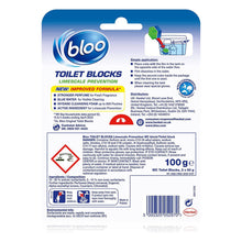 Load image into Gallery viewer, Bloo Toilet Rim Blocks Limescale Prevention with 2in1 Cleaning Foam, 2x50g