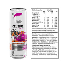 Load image into Gallery viewer, Celsius Sparkling Energy Drink Mango Passionfruit with Zero Sugar 355ml, 12 Pack