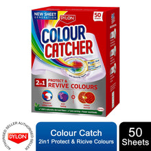 Load image into Gallery viewer, Dylon Colour Catcher 2in1 Protect &amp; Revive Laundry Washes, 50 Sheets