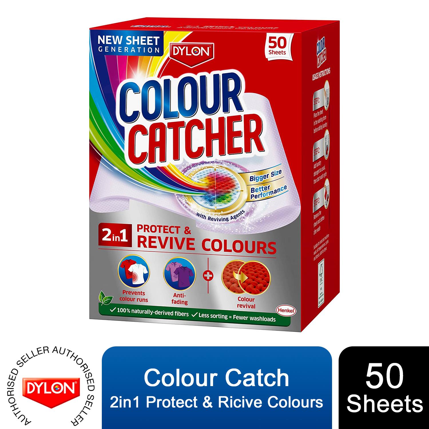 Dylon Colour Catcher Complete Action Laundry Sheets – 50 Sheets