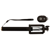 Load image into Gallery viewer, Aquarius Bluetooth Selfie Stick with Wireless Trigger, Lightweight, Black