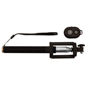 Aquarius Bluetooth Selfie Stick with Wireless Trigger, Lightweight, Black