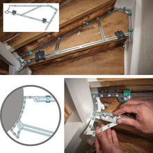 Load image into Gallery viewer, wolfcraft Stair Gauge for Measuring Steps &amp; Precise Gauging Set of 39 Pcs