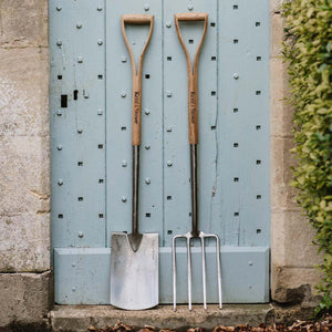 Kent & Stowe Stainless Steel Digging Spade Rust Resistant FSC For Gardening