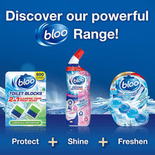 Load image into Gallery viewer, Bloo Toilet Rim Blocks Limescale Prevention with 2in1 Cleaning Foam, 2x50g