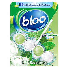 Load image into Gallery viewer, Bloo Toilet Rim Blocks Power Active Pro Nature Mint Eucalyptus, 50g