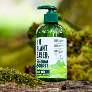 Original Source Vegan Hand Wash I'm Plant Based with Natural Fragrance, 6x 335ml
