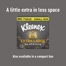 Load image into Gallery viewer, Kleenex Extra Large Man Size Compact Facial Tissues - 24 or 48 Box