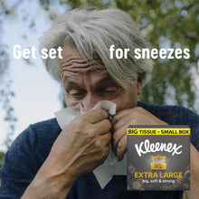 Load image into Gallery viewer, Kleenex Extra Large Man Size Compact Facial Tissues - 24 or 48 Box