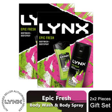 Load image into Gallery viewer, Lynx Epic Fresh Fresh Boost Body Wash and Body Spray 2pcs Gift Set for Him