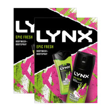 Load image into Gallery viewer, Lynx Epic Fresh Fresh Boost Body Wash and Body Spray 2pcs Gift Set for Him