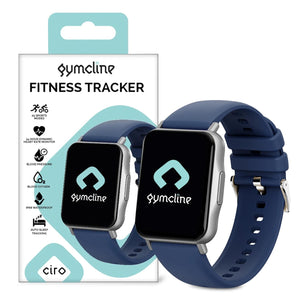 Gymcline Ciro Fitness Tracker with 25 Sports Modes, Black, Navy or Cream