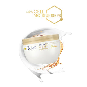 2pk of 300ml Dove DermaSpa Goodness 3 with Omega Oil Body Cream for Dry Skin