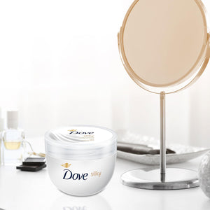 Dove Silky Nourishing Body Cream For Silky Pampering Skin, 300ml