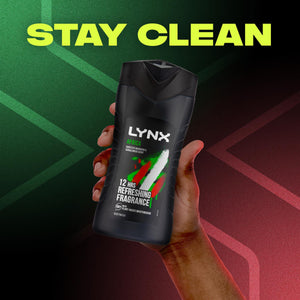 LYNX Africa Retro Washbag Gift Set -Body spray, Bodywash & Deodorant Spray